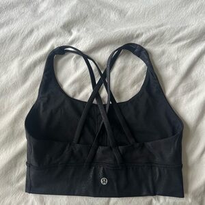 Lululemon black sports bra